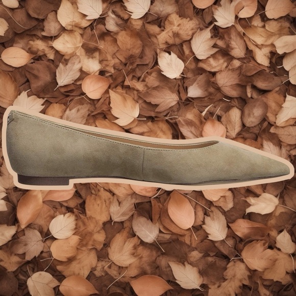 NWT Sam Edelman ‘Sally’ Pointed Toe Flats in “Oatmeal” Suede Leather Size 11 - Picture 3 of 16